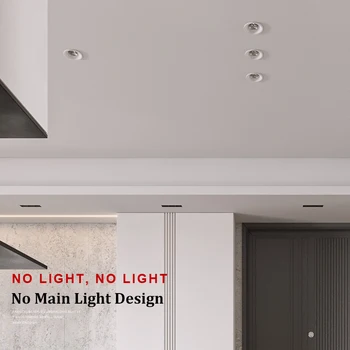Anti-korózne Stmievateľné LED Downlight Anti-Glare Led Stropné Svietidlá 7W LED Bodové Osvetlenie, Spálňa, Kuchyňa Zapustené led Downlight