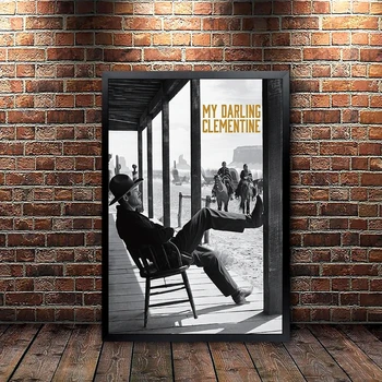 Môj Miláčik Clementine (1946) Plagát American Western film Decor Art Henry Fonda ako Wyatt Earp Darček