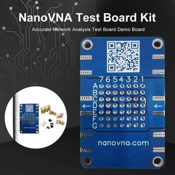 NanoVNA Testboard Auta VNA Test Demo Doska Odolná Presné Siete Analýza Skúšobnej Doske Demo Rada Riadnym