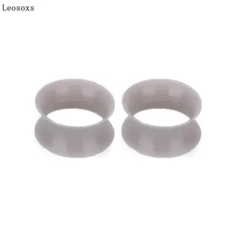 Leosoxs 2 Ks Piercing Šperkov Silikónové Tenké Svetlice Ucho Expander Punk Alternatíva 3 mm-30 mm