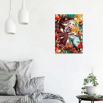 Japonsko, Anime Wc-Viazané Hanako-kun Jibaku Shounen Papier Plagát na Stenu-Nálepky Domova Zber 42x29.7 cm