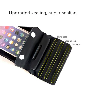 Univerzálny Vodotesné puzdro Pre iPhone X Xs Xr Xiao Redmi Huawei P 40 Samsung Puzdro Drift Potápanie, Plávanie Taška pod vodou Suché Taška