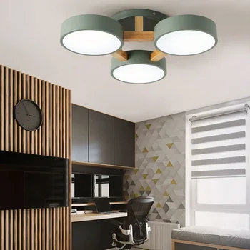 Moderné LED Japonskej Stropné Svietidlá Nordic Domáce Dekorácie, Lampy pre Obývacia Izba Železa Kuchynské Svietidlo detský Luster