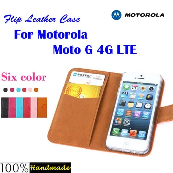 Flip kožené puzdro pre Motorola Moto G 4G LTE XT1039 XT1040 XT1032 XT1033 4.5