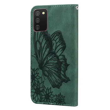 Kvetinový Flip Butterfly Kryt Pre Samsung Galaxy S20 FE S10 S21 Plus S22 Ultra A12 A13 A32 A52 A72 A30 A50 M12 Kožené Peňaženky Prípade