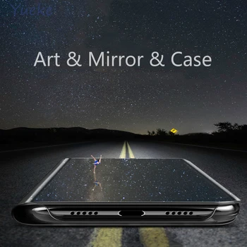 Pre Apple iPhone 7 Plus Zrkadlo Flip Prípade A1661 A1784 A1785 5.5