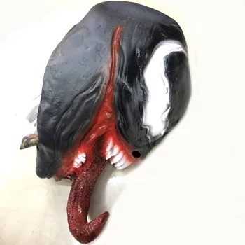 Halloween Pokrývky Hlavy Strana Maska Horor Deadly Venom Guardian Maska Pre Dospelých Cosplay Strašidelné Rekvizity Film Úlohu Scény Layout