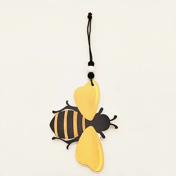 Drevené Bee Dekorácie Pastoračnej Štýl Honeycomb Prívesok Hobby Ručné Remeslá Party Dekorácie Steny Domov Dekor