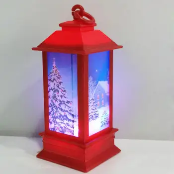 Vintage Vonkajšie Sviečka Svietidlo s LED Svetlom Snehuliak/Sánkovať, Vianočné Party Dekor Vianočné Dekorácie Na Nový Rok 2022