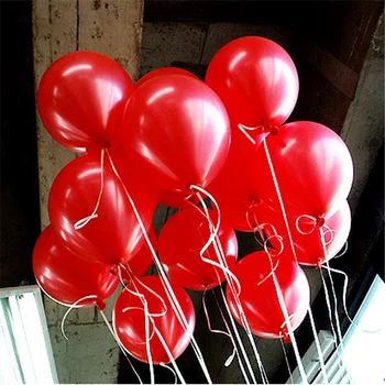 20pcs/veľa Lacné 10 inch Červené Latexové Balóny Vzduchu Lopty, Nafukovacie Svadobné Party Dekorácie Narodeniny Dieťa Strany Float Balóny, Hračky