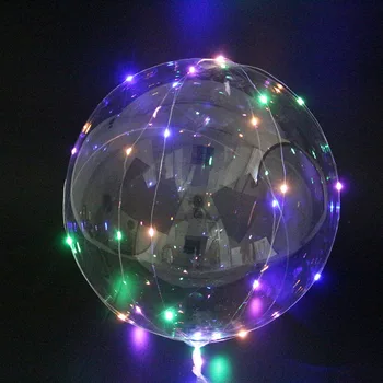 18-palcové Dekor String Svetlá Osvetlenie Loptu Flasher LED Hélium Balón Balóny, Hračky Nové