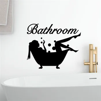 Vtipné Wc, Vchod Prihlásiť Kúpeľňa Bublina Nálepka Pre Obchod Office Home Kaviareň Hotel ženy sprcha dekor