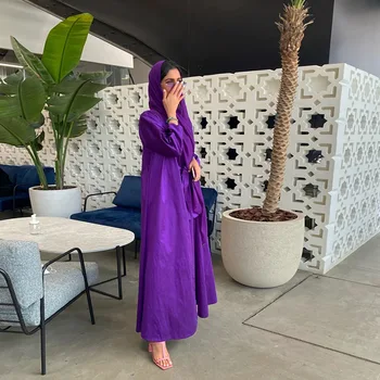 Arabský Abaya Vyhovovali Kaftan Ženy Hodvábne Moslimských Sady Kimono Cardigan Vnútorné Šaty Zodpovedajúce Oblečenie Dubaj Saudskej Strany Kaftane Ramadánu