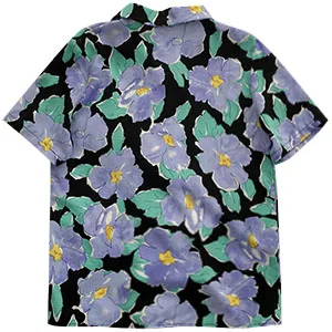 Letné nový štýl kórejských žien voľné kvetinový tričko ženy