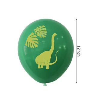 1-15pcs/set 12inch Dino Narodeninové Balóny Dinosaura Jungle voľne Žijúcich Zvierat Strany REV Latexové Balóny Deti Narodeninovej Party Vzduchu Ballon