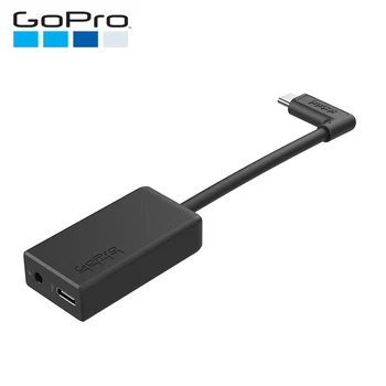 GoPro Pro 3,5 mm Mikrofón Adaptér pre Gopro HERO8 Black/HERO7 Black/HERO6 Black/HERO5 Black Originál GoPro Príslušenstvom
