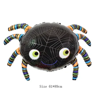 Šťastný Halloween Tému Party Dekorácie Balóny Latexové Balóny Spider Lebky Duchovia Deň Fólie Gule Prípade Strany Dodávateľov