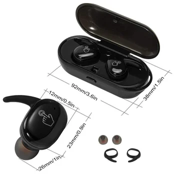 Y30 TWS Bezdrôtové slúchadlá Bluetooth 5.0 Slúchadlá do uší Potlačením Hluku Headset Stereo Zvuk Hudby In-ear Slúchadiel do uší pre všetky smartphone
