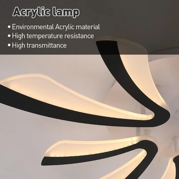 Akryl Stropný Luster Led Stropné Svietidlo Leaf Design Obývacia Izba Dekorácie Povrchovú Montáž Led Svetlo, Vnútorné Osvetlenie Zariadenie