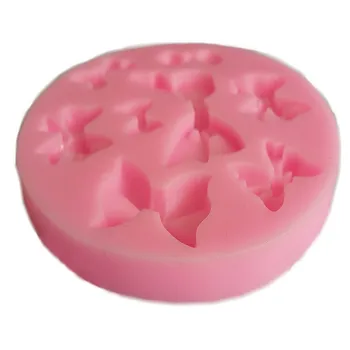 Aomily 8 Štýlov 3D Bowknot Tvarované Kremíka Čokoláda Jelly Candy Tortu Formy Pečenie DIY Pečivo Ice Block Mydlo Formy na Pečenie Nástroje