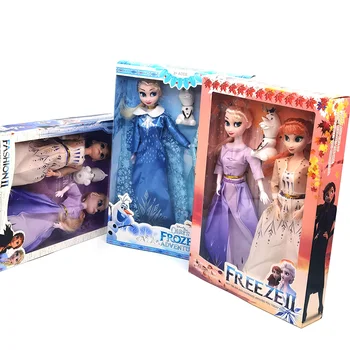 Disney 30 cm novú verziu multi-spoločné ľad a sneh bábika princezná Anna Aisha bábika nastaviť dievča hračka darček ručný zber darček hrať