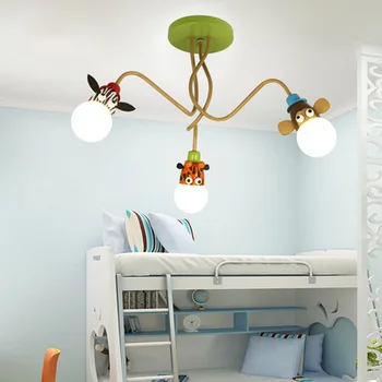 Deti svetla model zvierat Žirafa krásne lampy pre deti izieb Dieťa stropné svietidlo dekorácie osvetlenie pre dieťa izba
