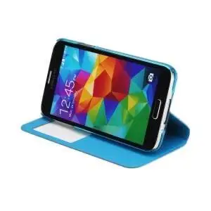 Prípade flip rock Uni series pre Samsung Galaxy S5, modré puzdro pre telefón príslušenstva telefón puzdro pre mobilné smart phone