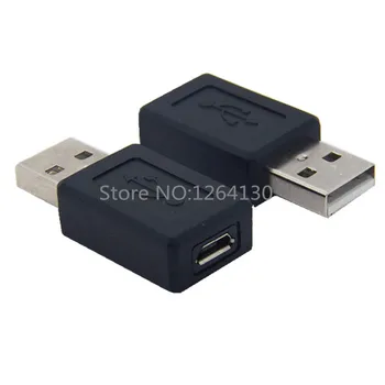 USB 2.0 Muž na Micro USB 5Pin Žena Adaptér Horúci predaj USB A Male Micro USB Samicu B M/F Adaptér Konektor Konvertor