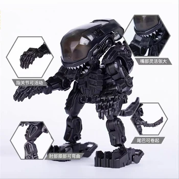BeastBox Deformácie Roboty Transformácie AVP Aliens vs Predator Hračka Kocka Xenomorph Akcie Obrázok Cudzie Model Hračka MegaBox