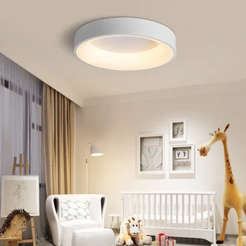 Led Stropné Svietidlo Moderného Nordic Kolo Lampa S Diaľkovým Ovládaním Povrchovú Montáž Osvetlenia Zariadenie Domov, Obývacia Izba, Spálňa Štúdia