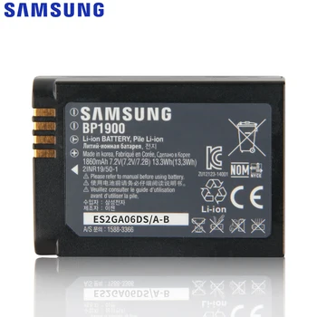 Originálne Batérie BP1900 Originálne Batéria Pre Samsung NX1 Smart Fotoaparát Batérie 1860mAh