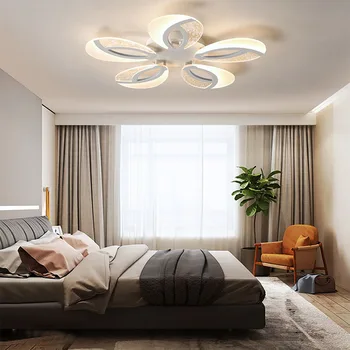 Nové Nordic moderné stropné svietidlo LED stropné svietidlo obývacia izba, spálňa luster diaľkové ovládanie smart tvorivé vnútorné svetlo
