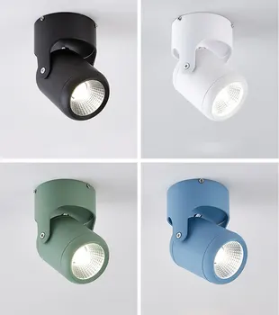 LED Povrchovú montáž Svietidlá KLASU Stmievateľné Macaron LED Reflektor, AC85-265V LED Stropné Svietidlo pre Spálne, Obývacie Haly Foyer